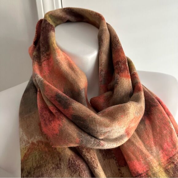 FRAAS Water Colour Dottie Oversized Cashmink® Scarf for Women - Made in Germany - Picture 3 of 8